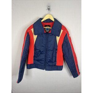 Vintage Experts Club White Stag Ski Jacket Mens 44 NWT Colorblock 80s Deadstock